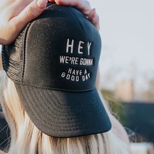 Charlie southern: have a good day trucker hat
